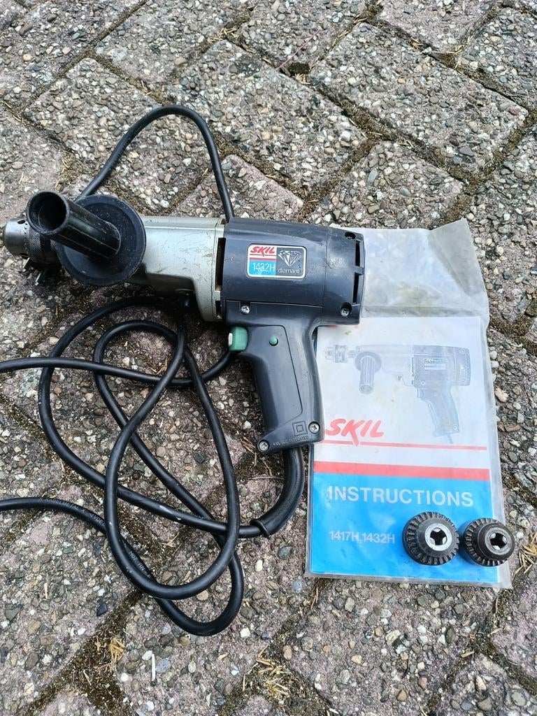 Skil 1432H Boormachine - Vintage en Functioneel, Ophalen of Verzenden, Gebruikt, 400 tot 600 watt, Boormachine