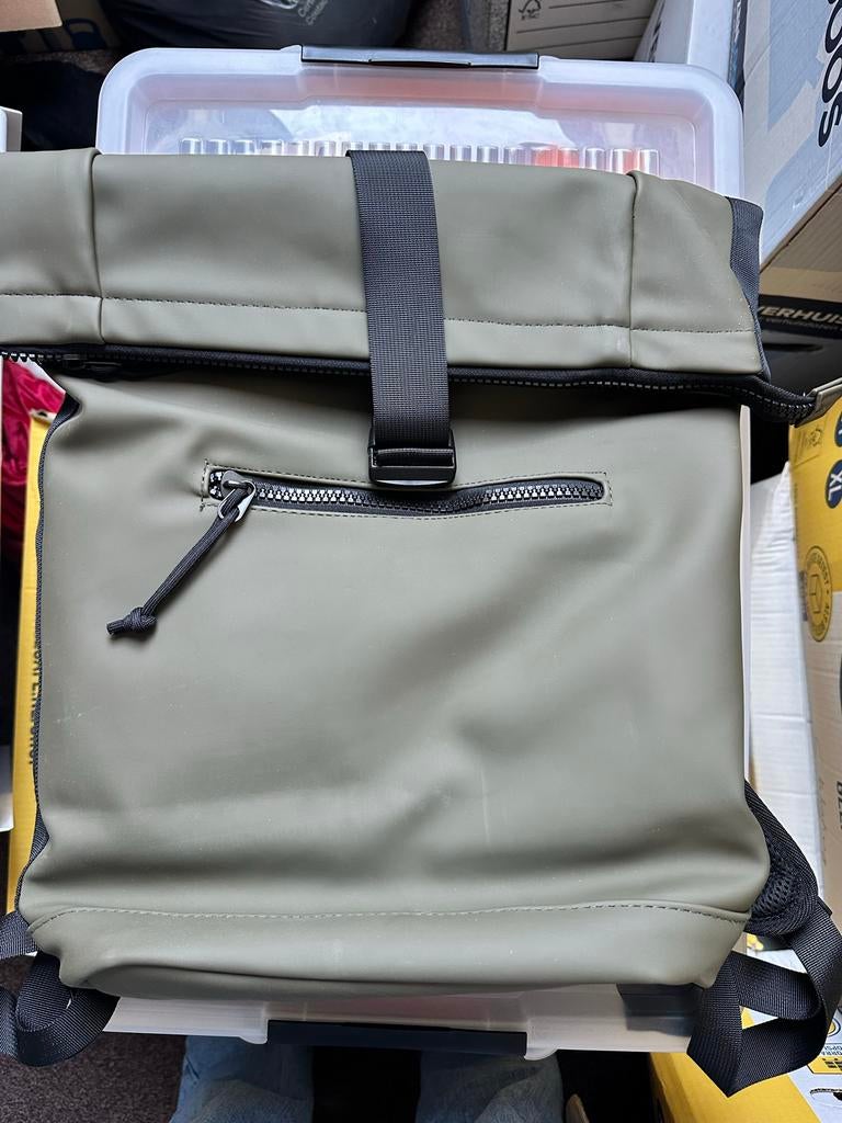 Nieuwe Norlander Roll Backpack olijfgroen, 25 tot 40 cm, Zo goed als nieuw, Waterdicht, Ophalen