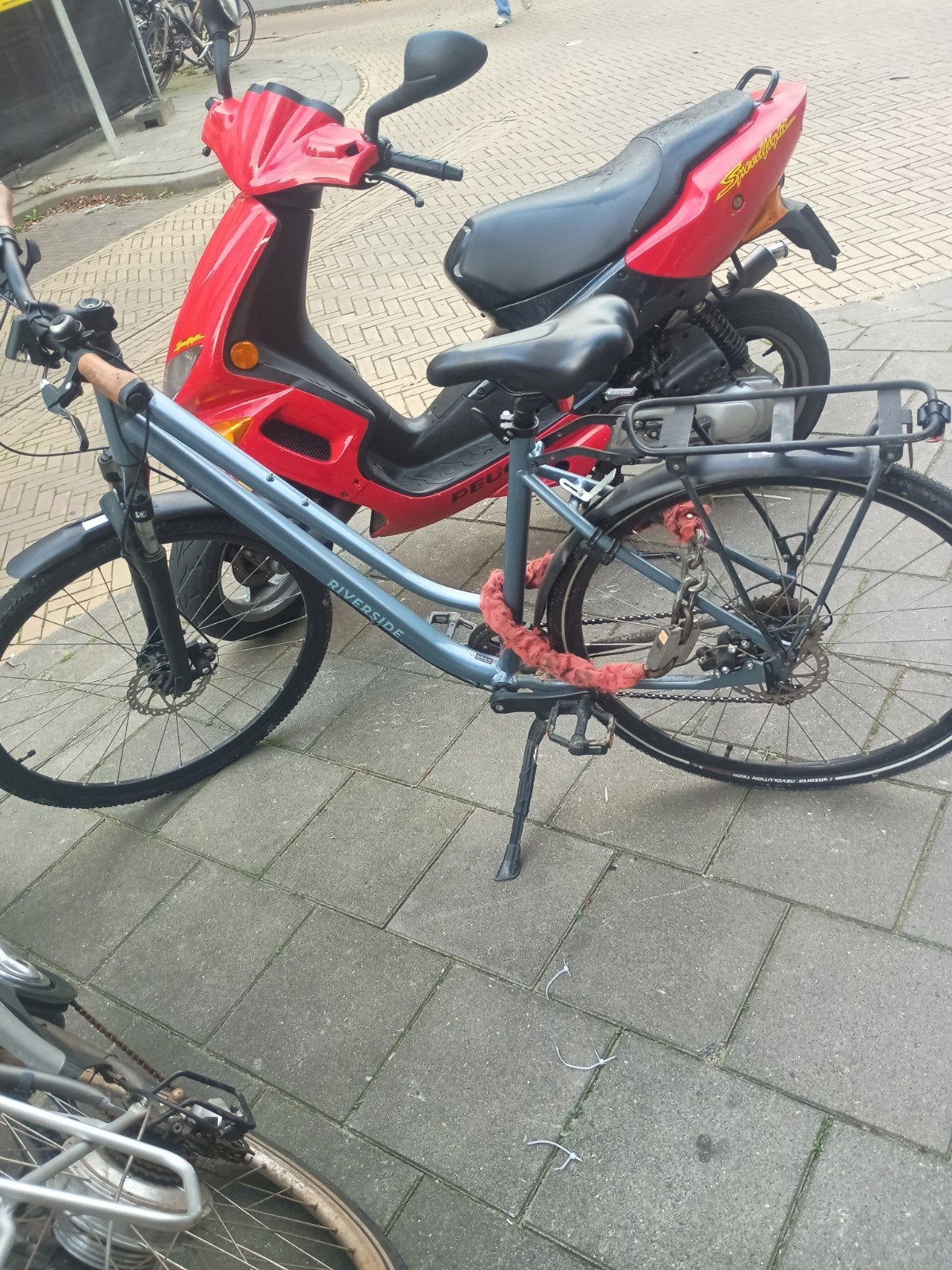 Riverside damesfiets, Gebruikt, Versnellingen, 50 tot 53 cm, Schijfrem
