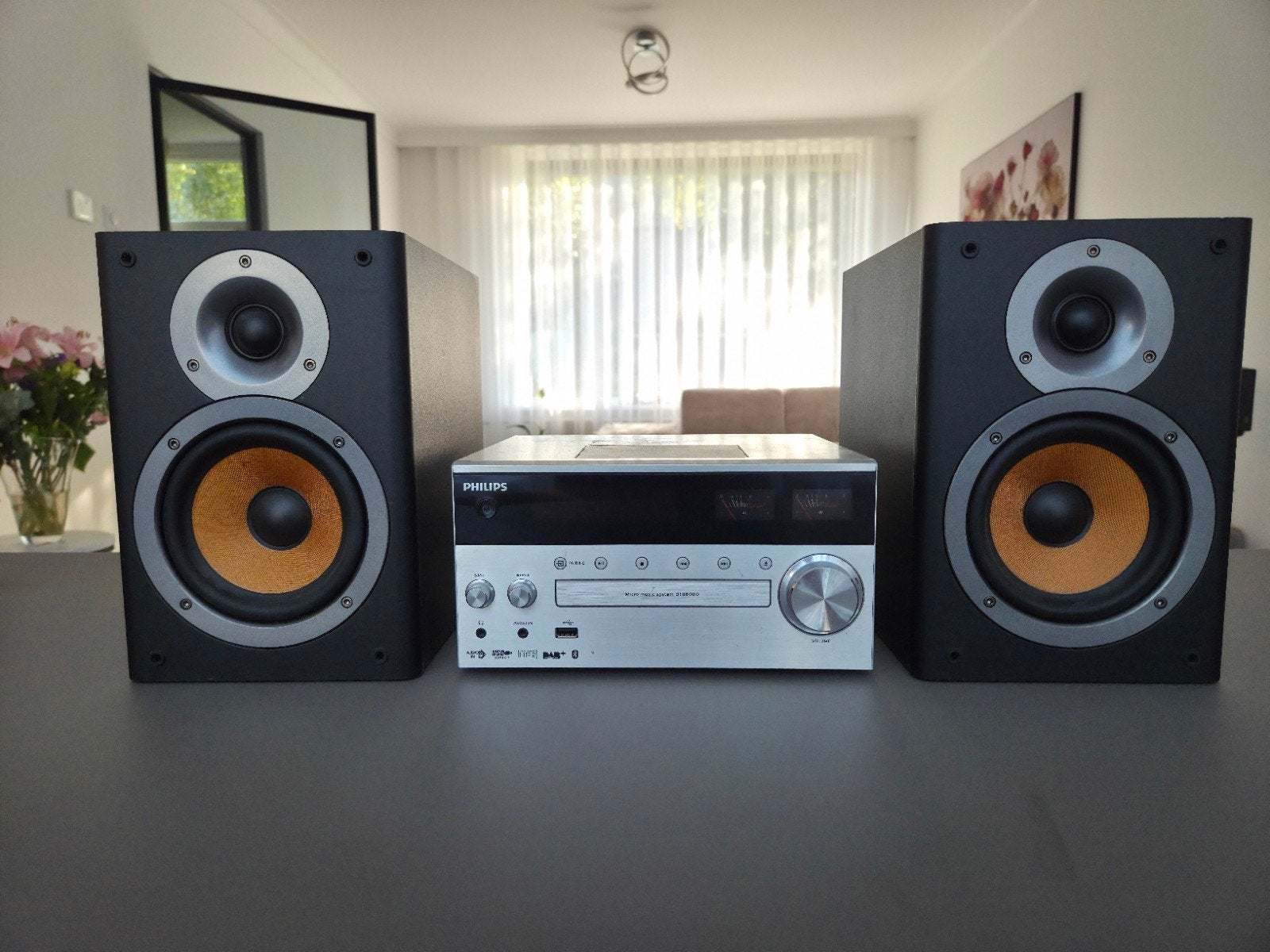 Philips BTB8000 Micro Muzieksysteem met DAB+ en Bluetooth, Audio, Tv en Foto, Ophalen of Verzenden, Gebruikt, Cd-speler, Philips