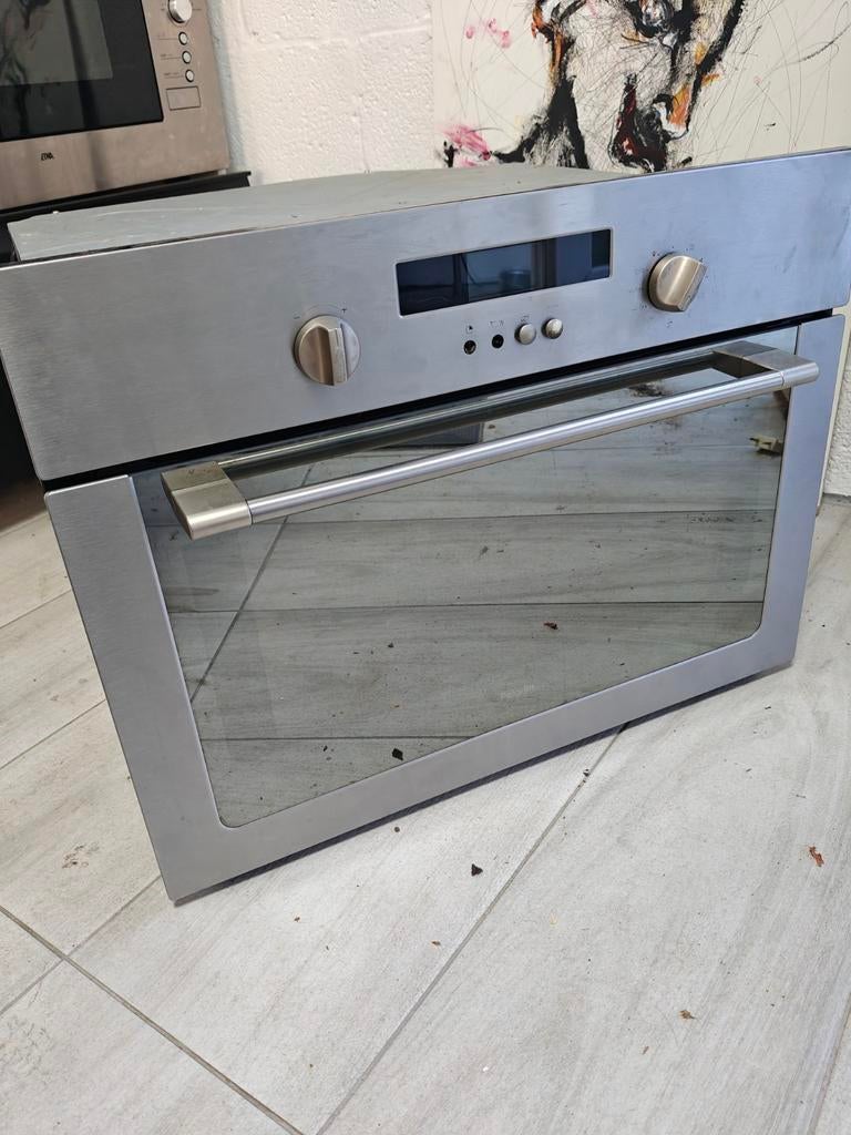 Pelgrim MAG690RVS/PD2 Inbouw Oven met Magnetronfunctie, Witgoed en Apparatuur, Ovens, 45 tot 60 cm, Gebruikt, Ophalen of Verzenden