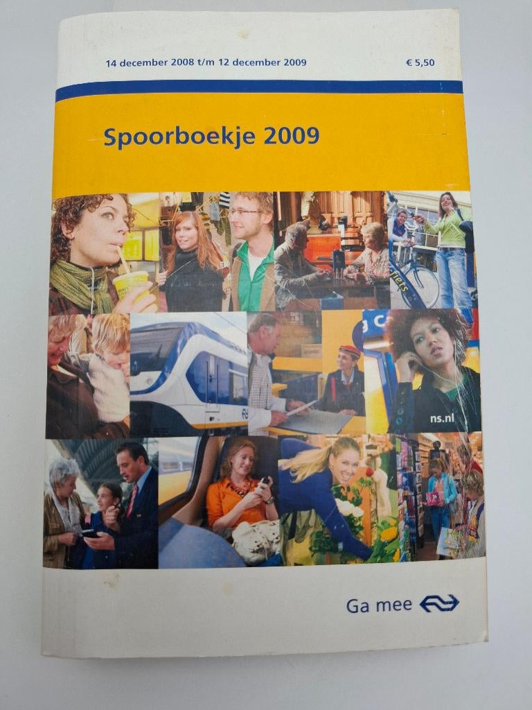 spoorboekje NS 2009, Verzenden, Gebruikt, Trein, Boek of Tijdschrift