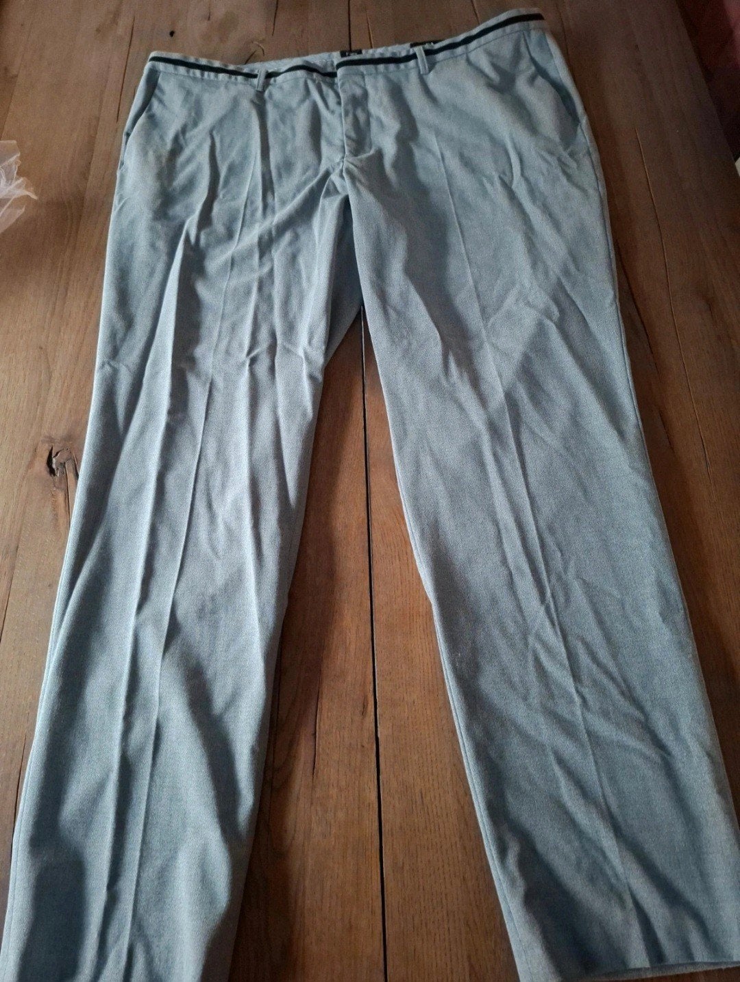 C&A Slim Fit Heren Broek Maat 60 met Riem, Kleding | Heren, Overige maten, Zo goed als nieuw, Grijs, C&A