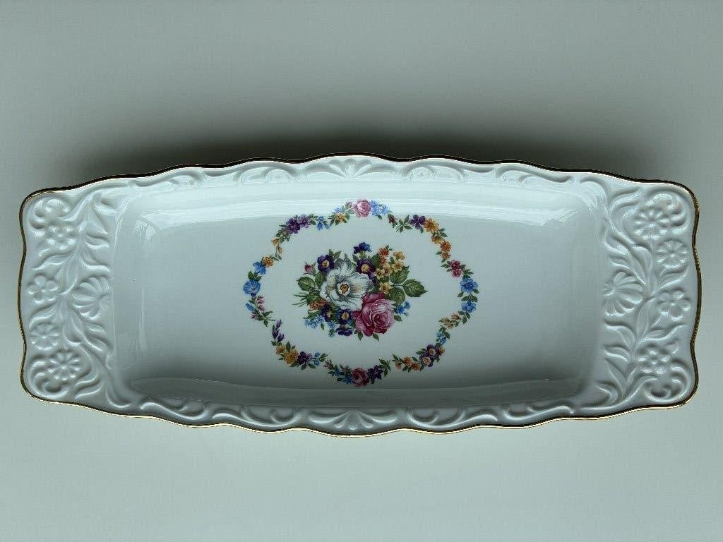 Schumann Arzberg Bavaria serveerschaal met bloemen, Ophalen of Verzenden