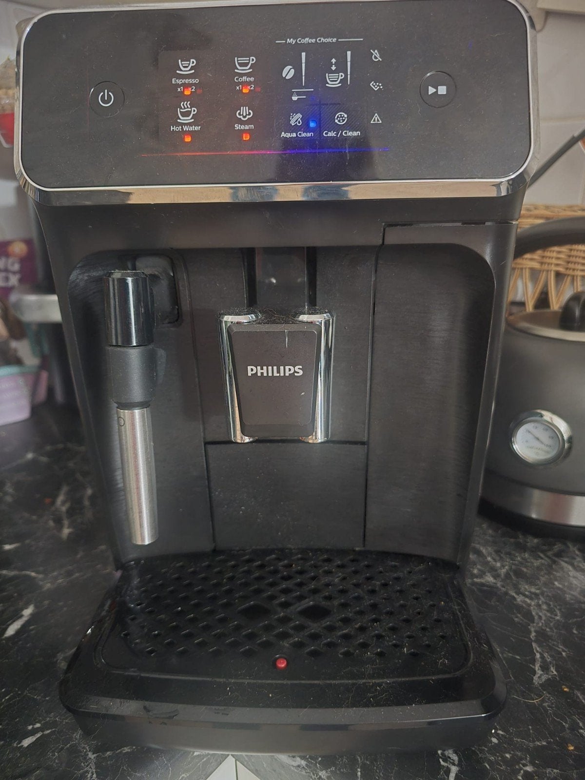 Philips Koffiemachine - defect met barst in deksel, Ophalen, Koffiemachine, Koffiebonen, Niet werkend