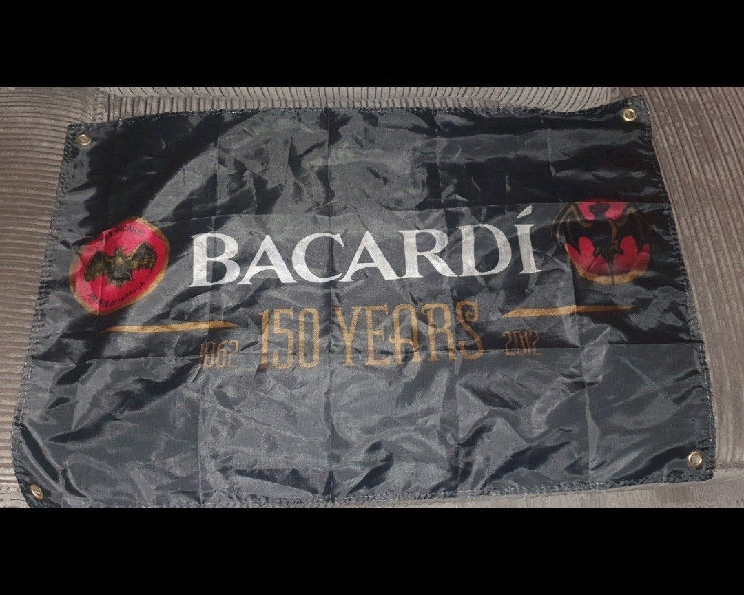 Bacardi vlag voor in de man cave-bar-kroeg-garage, Ophalen of Verzenden, Nieuw, Overige typen