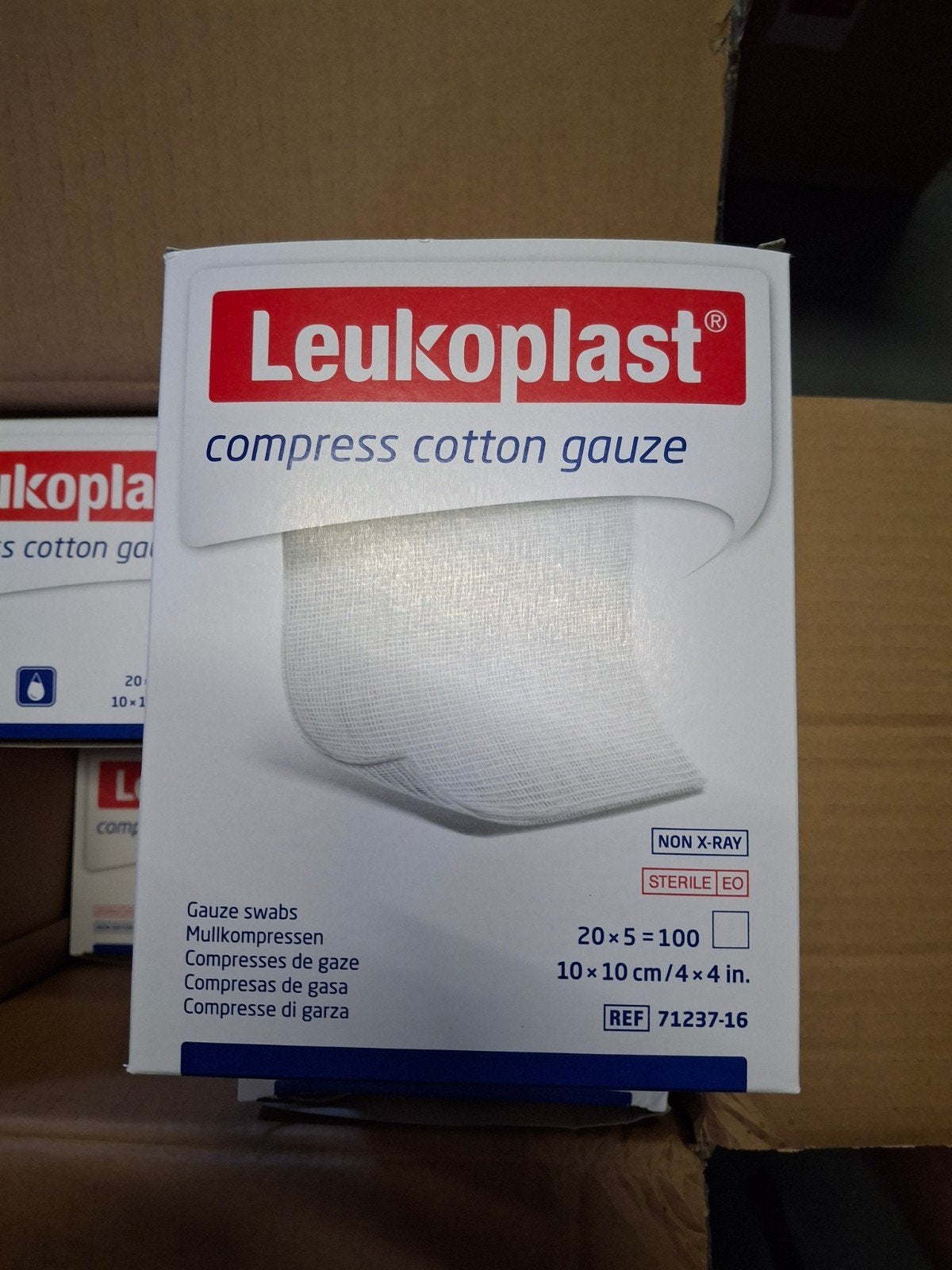 Te koop: Leukoplast Steriele Kompressen 10 x 10 cm – 8 doosj, Ophalen of Verzenden, Nvt, Nvt, Nvt