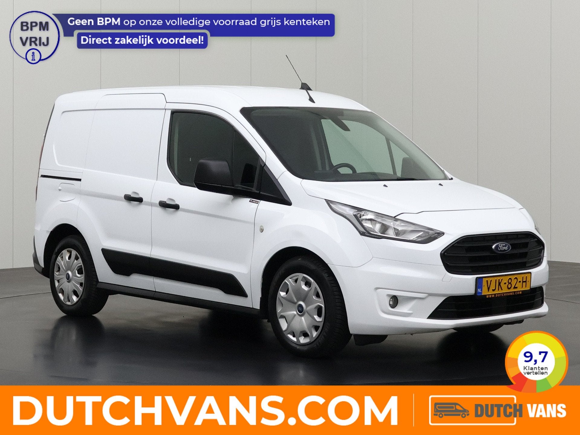Ford Transit Connect 1.5 EcoBlue 100PK Automaat | Euro 6 | N, 1350 kg, Gebruikt, 4 cilinders, Wit