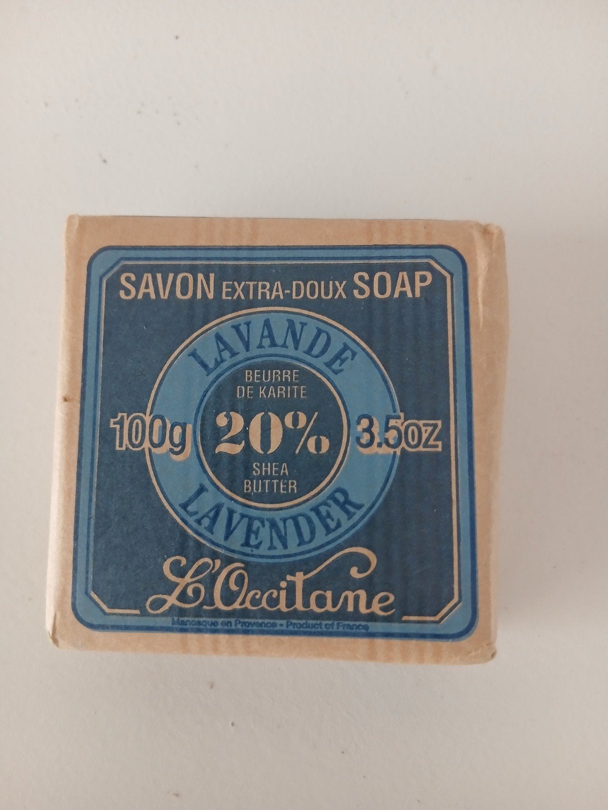 L'Occitane Lavendel Zeep met Karitéboter 100g, Ophalen of Verzenden, Nieuw, Bad & Douche