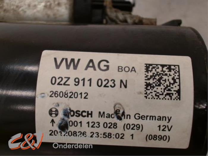 Startmotor van een Volkswagen Caddy, Gebruikt, -, Volkswagen, -