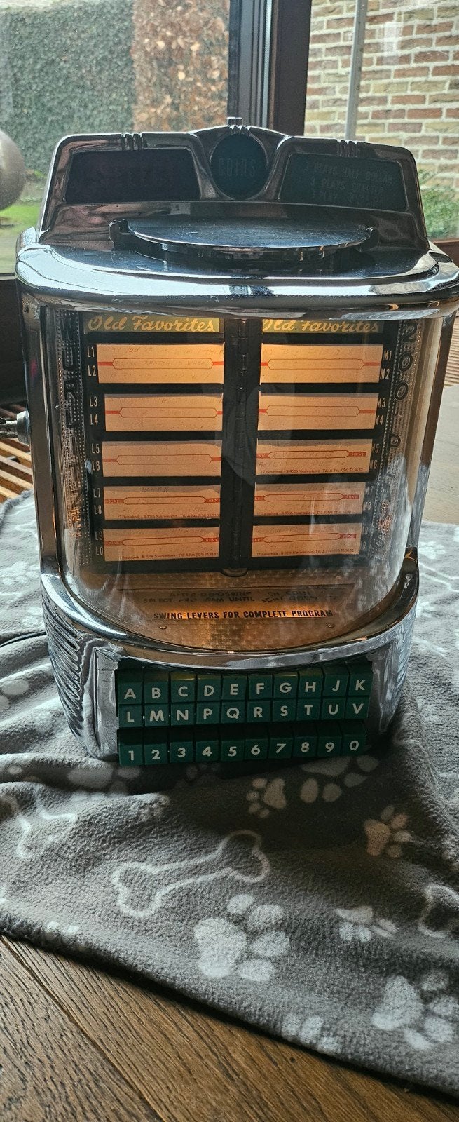 wurlitzer 5250 wallbox, Verzamelen, Ophalen, Zo goed als nieuw, Wurlitzer