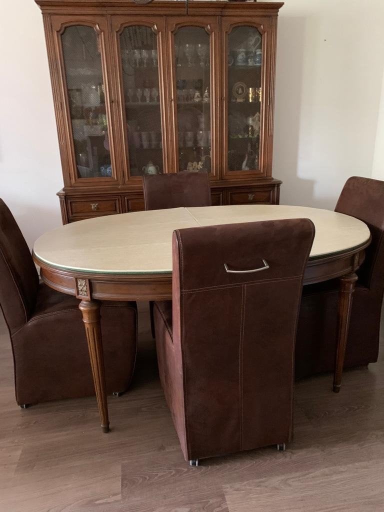 Mahonihouten eettafel, Antiek en Kunst, Ophalen