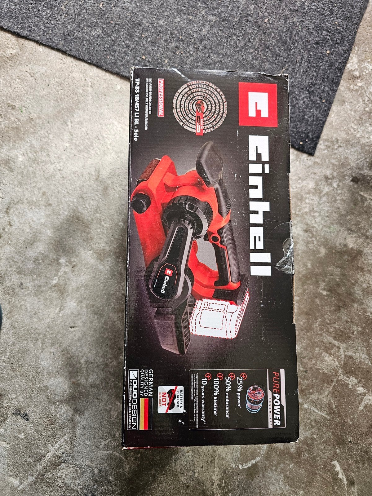 Einhell TP-BS 18/457 Li BL-Solo Accu Bandschuurmachine, Ophalen, Nieuw, Minder dan 600 watt, Bandschuurmachine