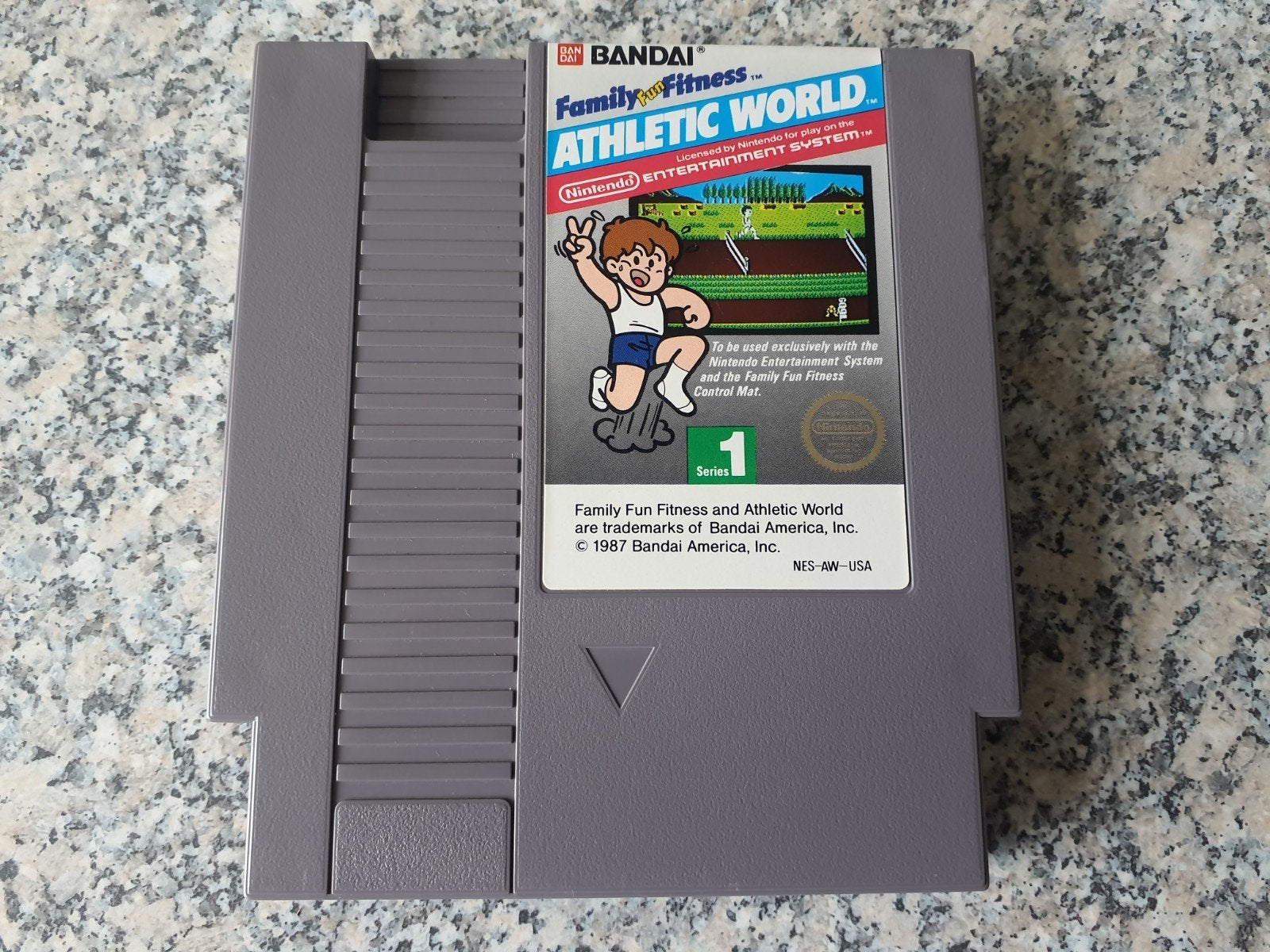 family fitness athletic world voor Nintendo NES (ntsc), Spelcomputers en Games, Games | Nintendo NES, 1 speler, Verzenden, Sport