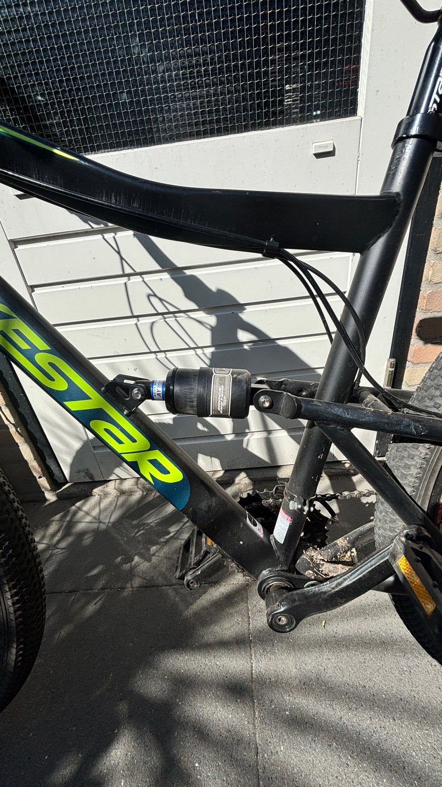 Mountainbike Bikestar met schijfremmen en vering, Fietsen en Brommers, Fietsen | Mountainbikes en ATB, Gebruikt, Schijfrem, 53 tot 57 cm