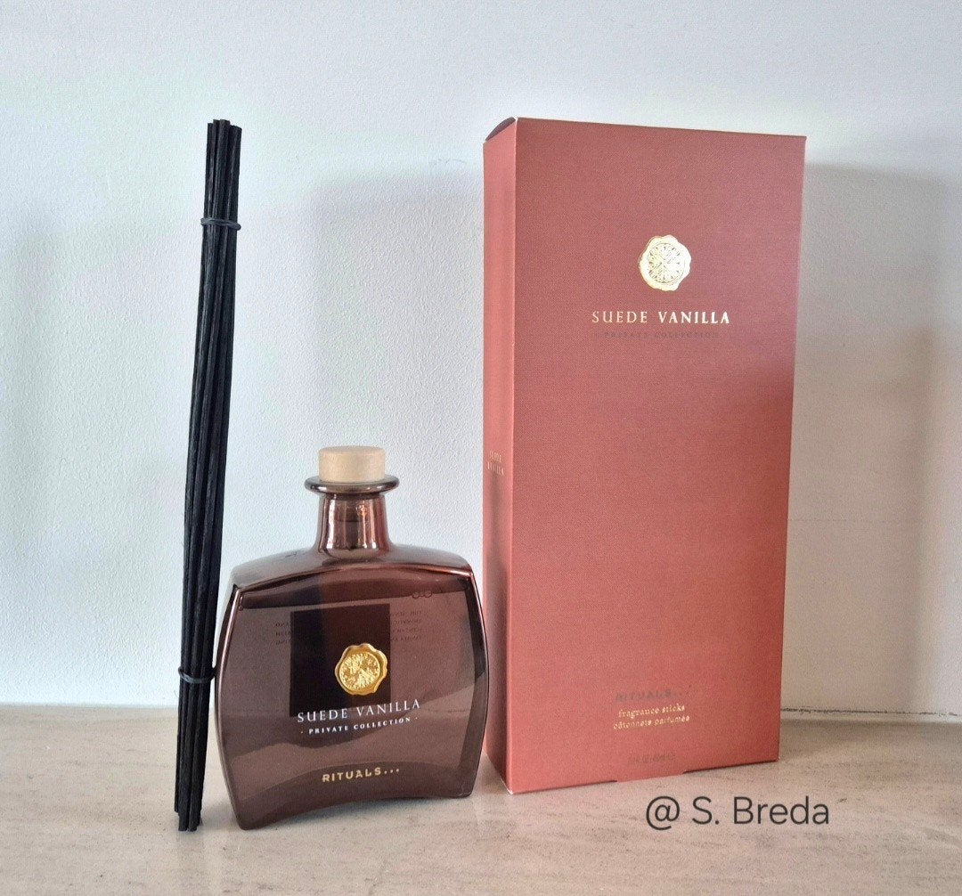 Rituals 450 ml Geurstokjes | Suède Vanilla | Geurstokken, Ophalen of Verzenden, Nieuw, Glas