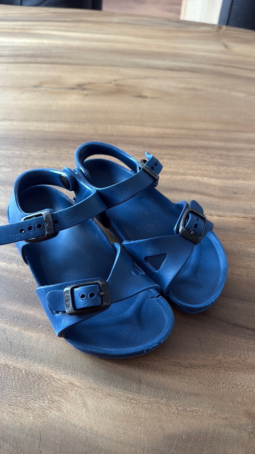 Birkenstock sandalen met gesp sluiting maat 27, Ophalen, Gebruikt, Jongetje of Meisje, Overige typen