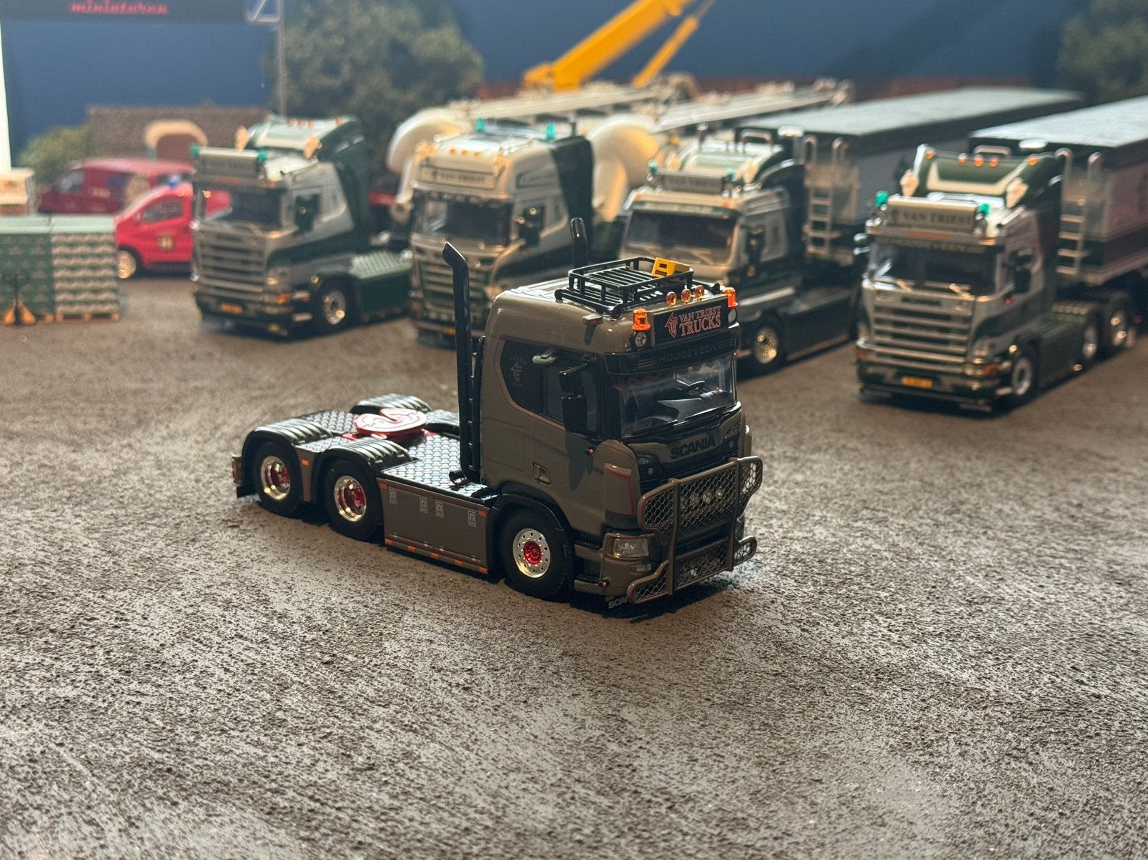 Wsi solo scania van triest trucks, Hobby en Vrije tijd, Wsi, Wsi, Ophalen of Verzenden, Zo goed als nieuw