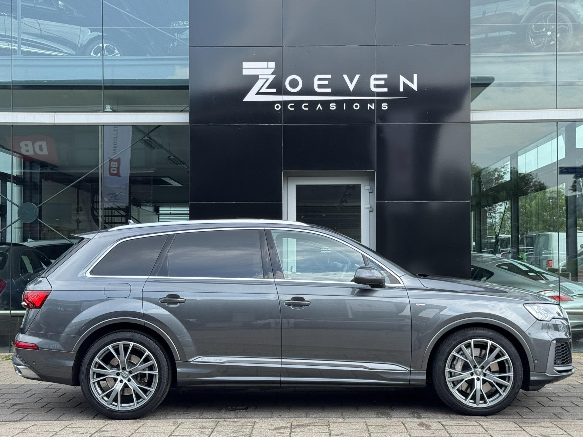 Audi Q7 55 TFSI e quattro Pro Line S- Panoramadak, Auto's, Audi, Automaat, Gebruikt, 2995 cc, 340 pk