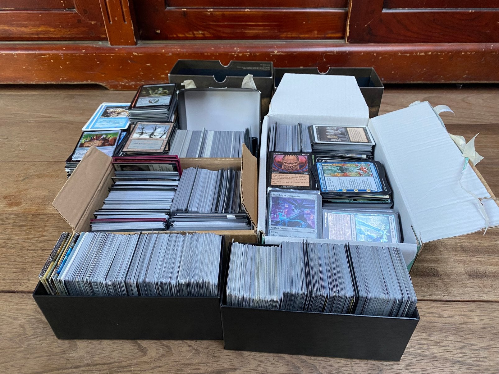 Herplaatsing: verzameling magic the gathering kaarten, Ophalen of Verzenden, Zo goed als nieuw
