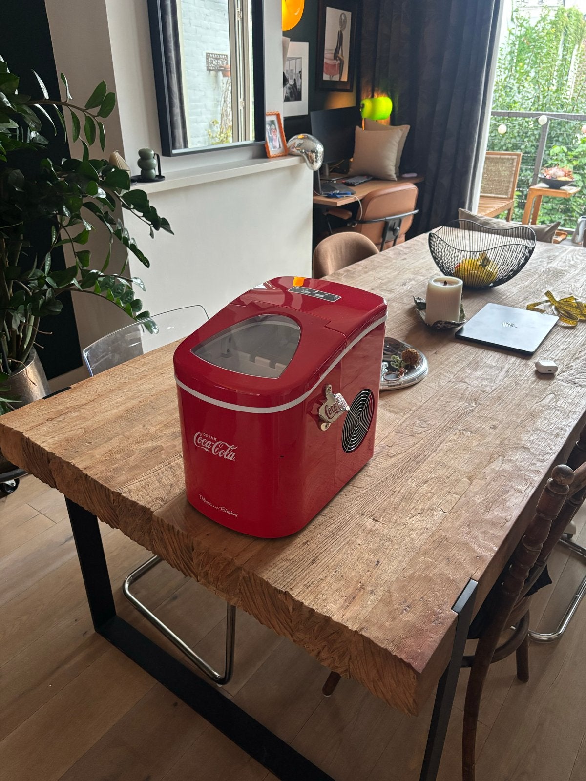 Coca-Cola IJsblokjesmachine - Compact en Stijlvol, Witgoed en Apparatuur, Ophalen, Zo goed als nieuw