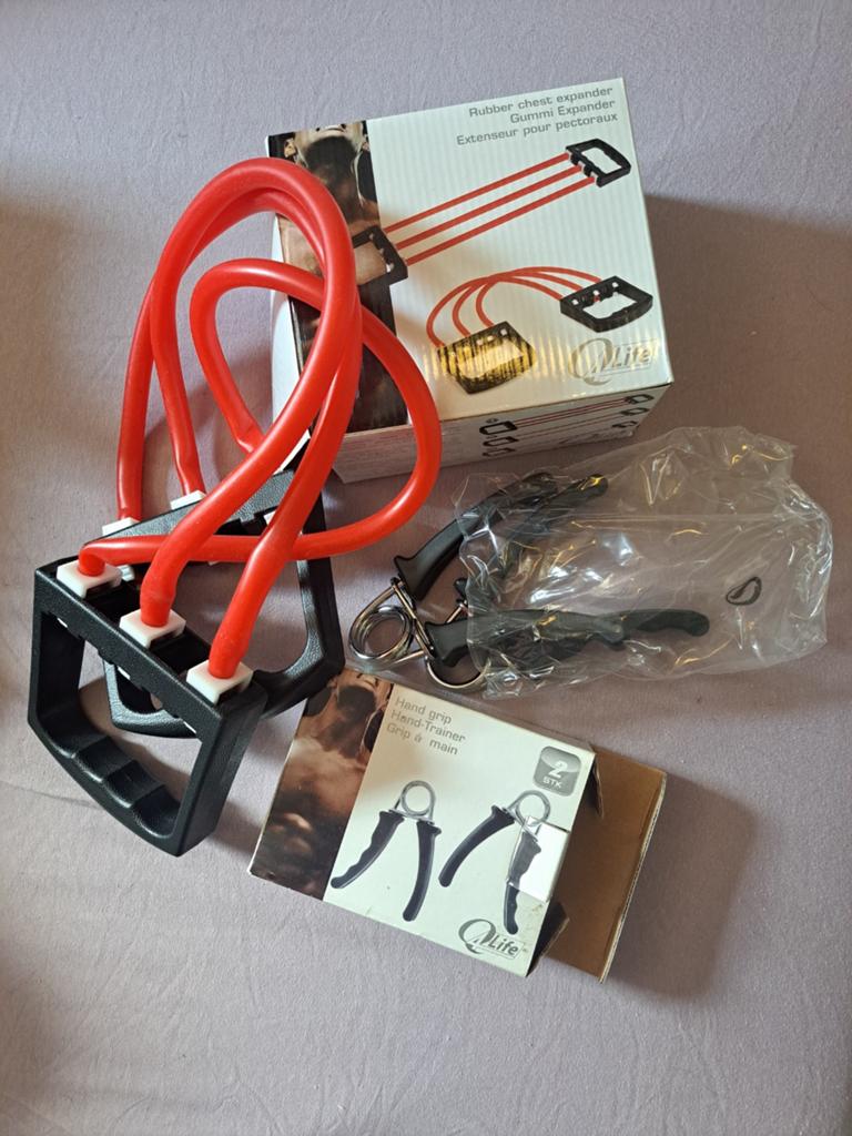 Handgrip en chest expander, Ophalen of Verzenden, Nieuw