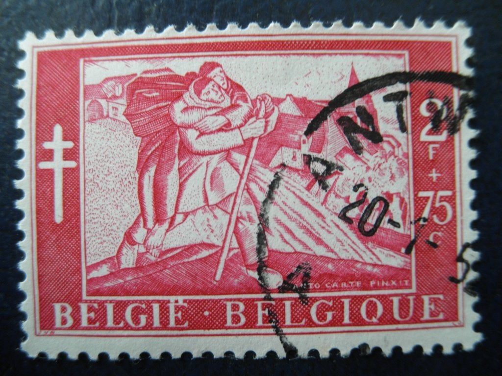 Postzegels België 1954 tbc nr. 1008 - cw. 4,00., Ophalen of Verzenden, Gestempeld