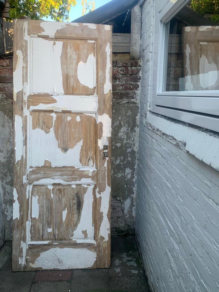 Jaren 30 deur, Doe-het-zelf en Verbouw, Deuren en Horren, Ophalen, Gebruikt, 80 tot 100 cm, Binnendeur
