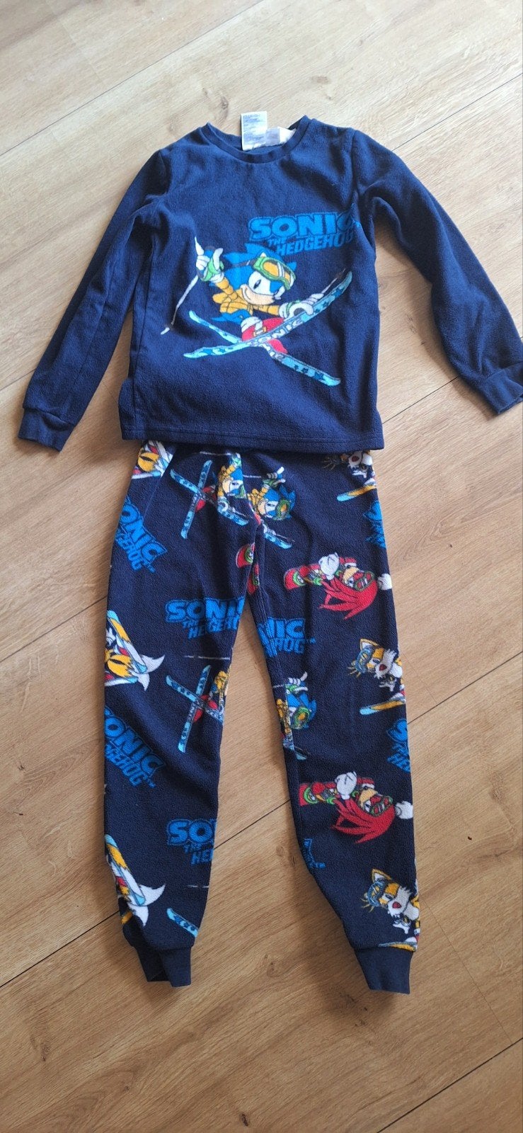 H&M Sonic the Hedgehog Pyjama - Maat 122/128, Ophalen of Verzenden, Zo goed als nieuw