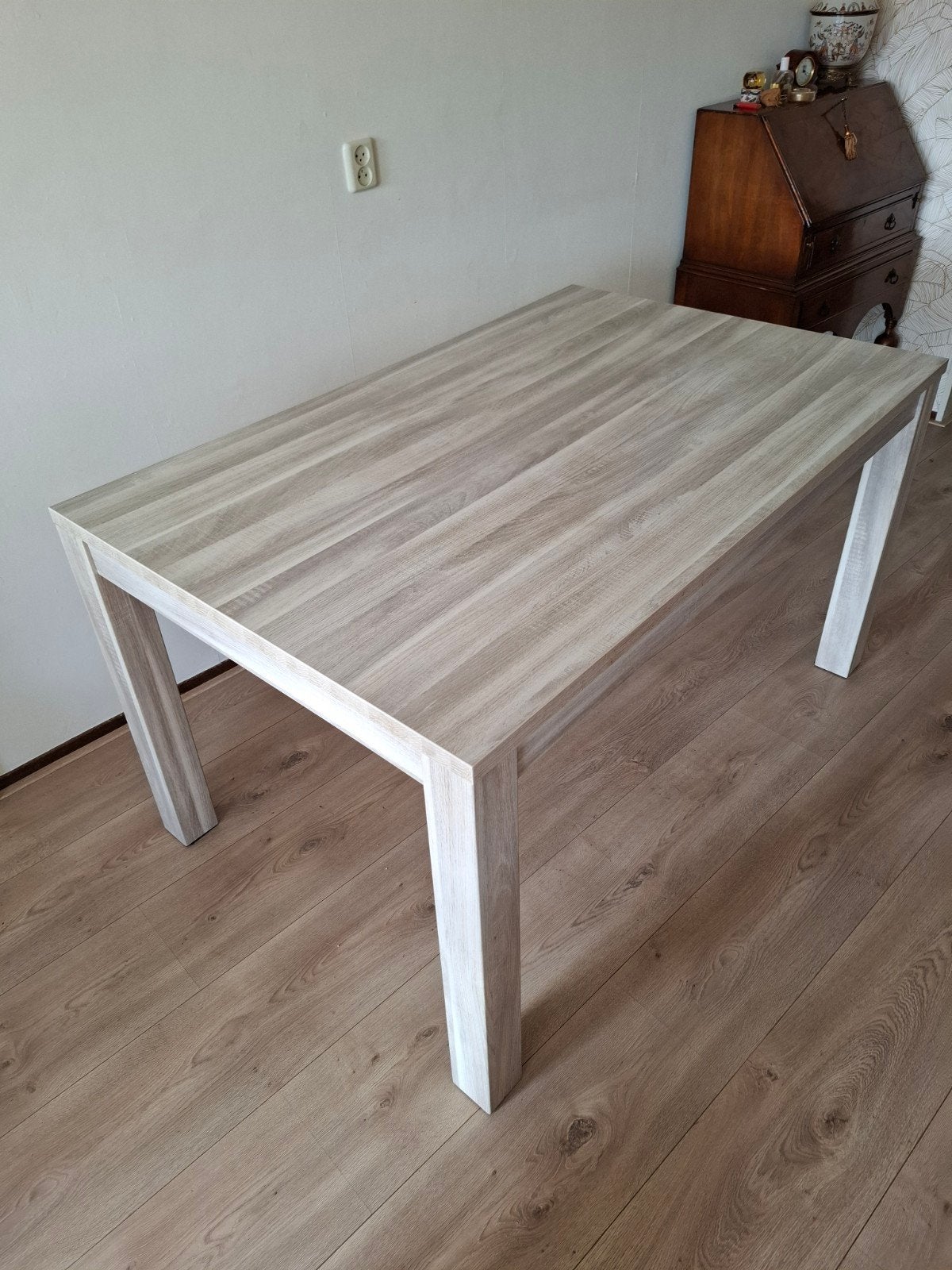 Zgan. Eetkamer tafel, werk tafel, Ophalen, 100 tot 150 cm, Modern, Scandinavisch, 50 tot 100 cm