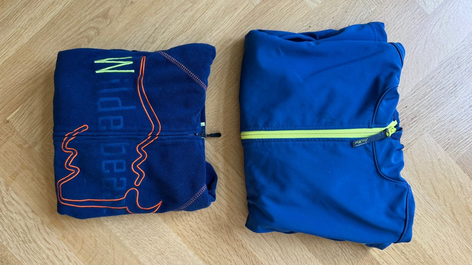 Meru Softshell Jas + wildebeast fleece vest (Maat 140), Ophalen of Verzenden, Zo goed als nieuw, Jongen of Meisje, Jas
