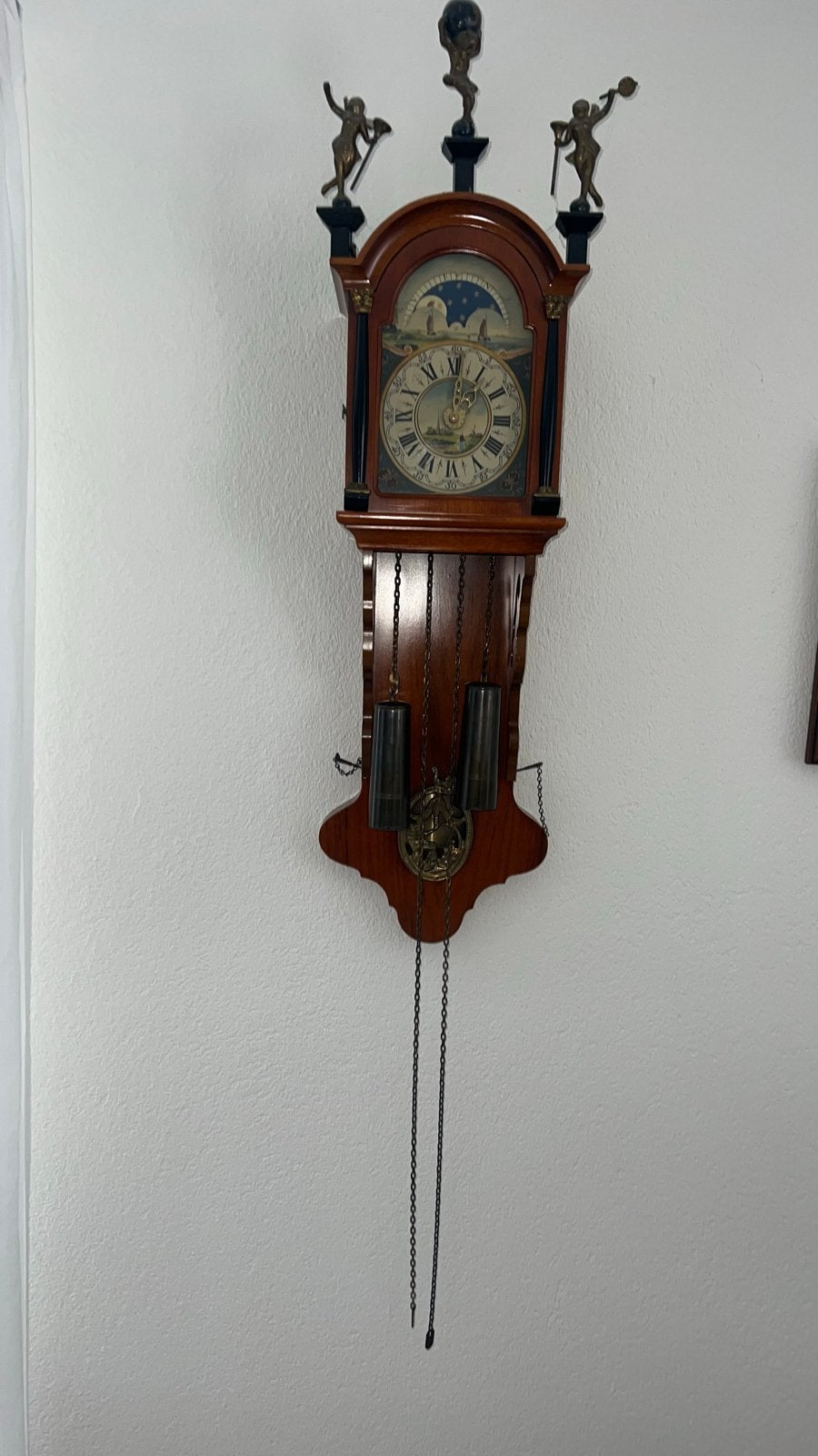 Antieke Friese Staartklok - Prachtig Houten Design, Antiek en Kunst, Antiek | Klokken, Ophalen
