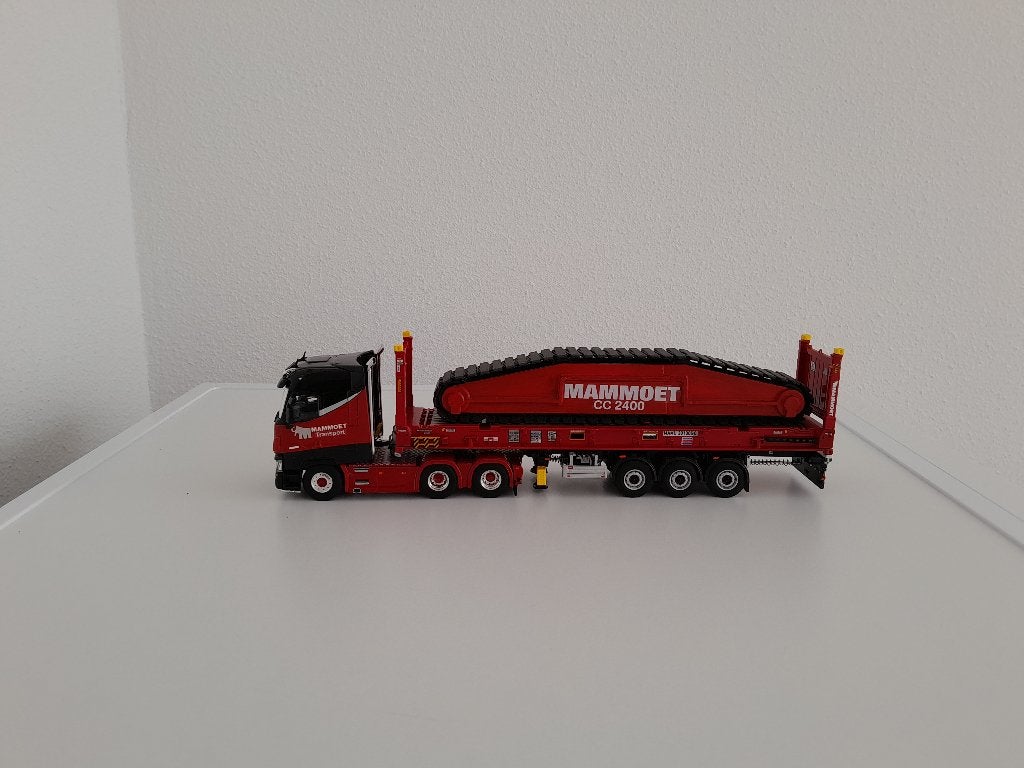 Renault Mammoet Transport met Flatbed Container en  Rupsband, Verzenden, Nieuw, Bus of Vrachtwagen, Wsi