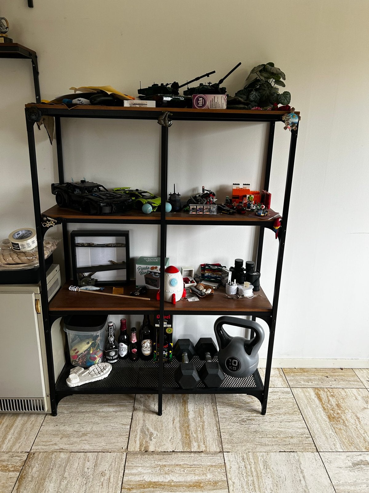 IKEA FJÄLLBO Stellingkast, zwart, Ophalen, Zo goed als nieuw