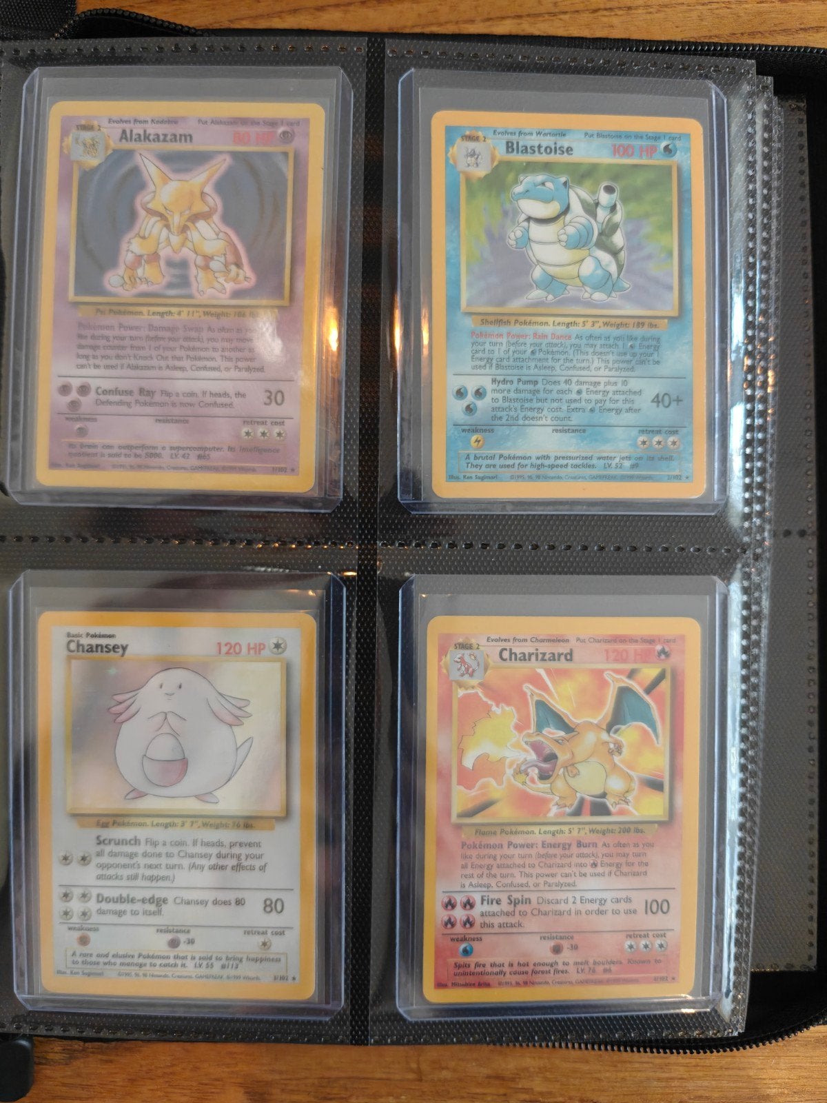 Vintage Pokemon Base + Jungle + Fossil Master Set, Ophalen, Zo goed als nieuw, Meerdere kaarten, Foil