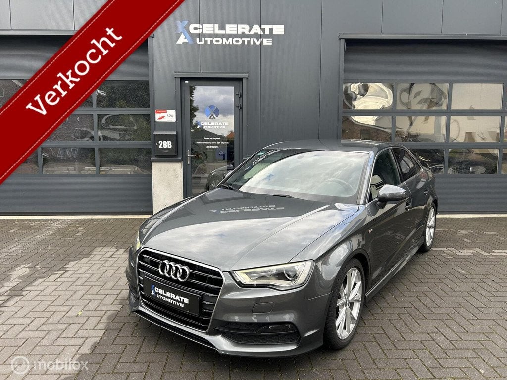 Audi A3 1.4 TFSI S-Tronic 3x S-Line 18 Inch Origineel NL NAP, Auto's, Audi, Gebruikt, 4 cilinders, Leder en Stof, Origineel Nederlands