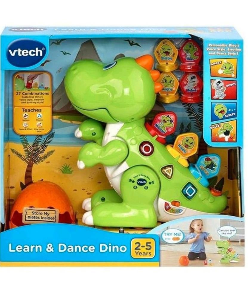 VTech Educatieve Dansdino - Leerzaam en Leuk!, Kinderen en Baby's, Speelgoed | Vtech, Nieuw, 2 tot 4 jaar, Ophalen of Verzenden