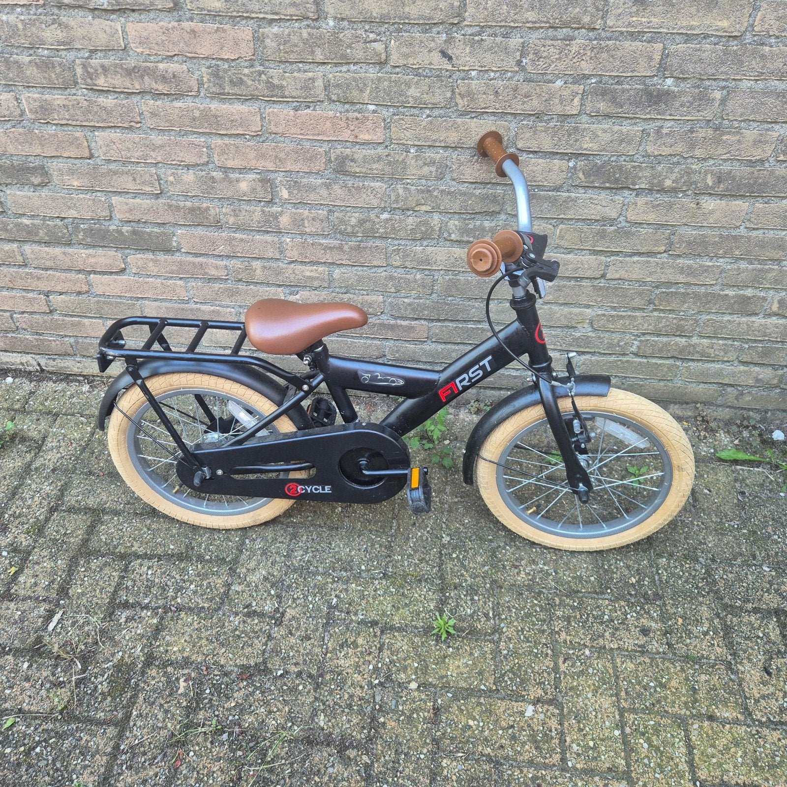 Kinderfiets 14 inch., Fietsen en Brommers, Ophalen, Terugtraprem, Gebruikt, Minder dan 16 inch