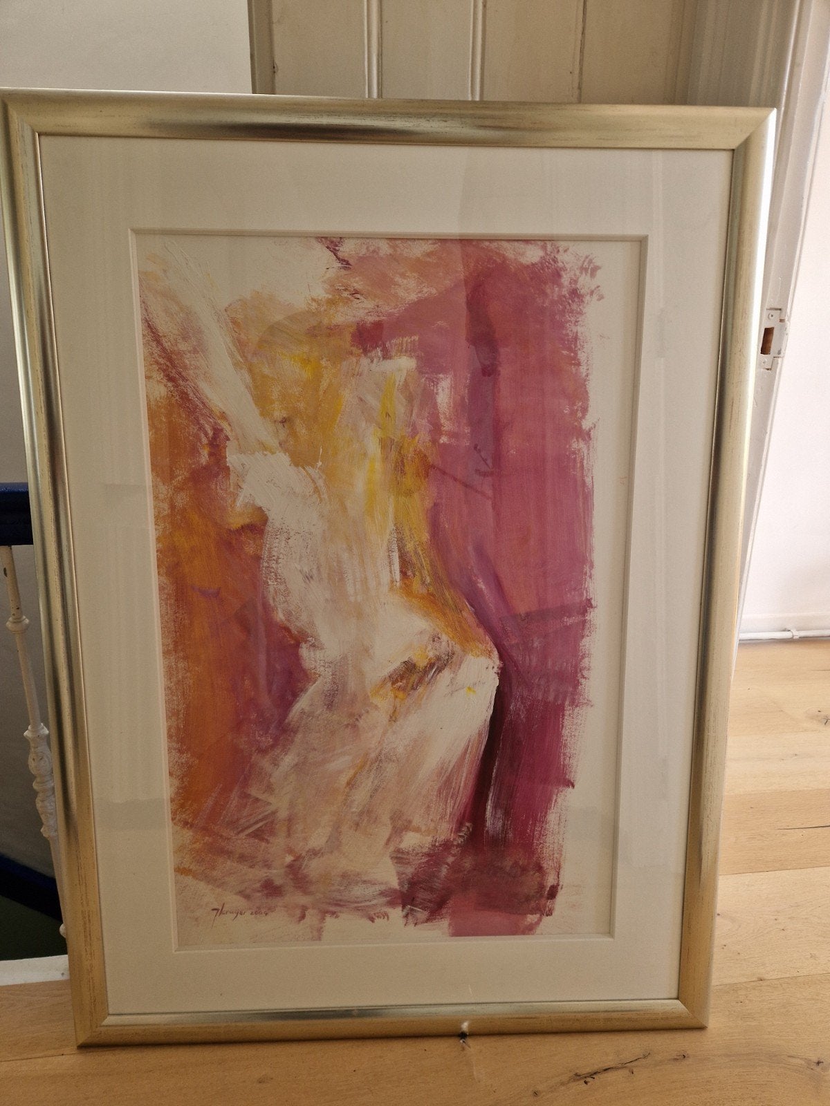 Schilderij 'Vrouwelijk Figuur' door J. Kruijer (2004), Ophalen