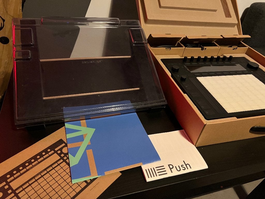 Ableton Push 3 controller with Stand & Decksaver, Ophalen, Zo goed als nieuw