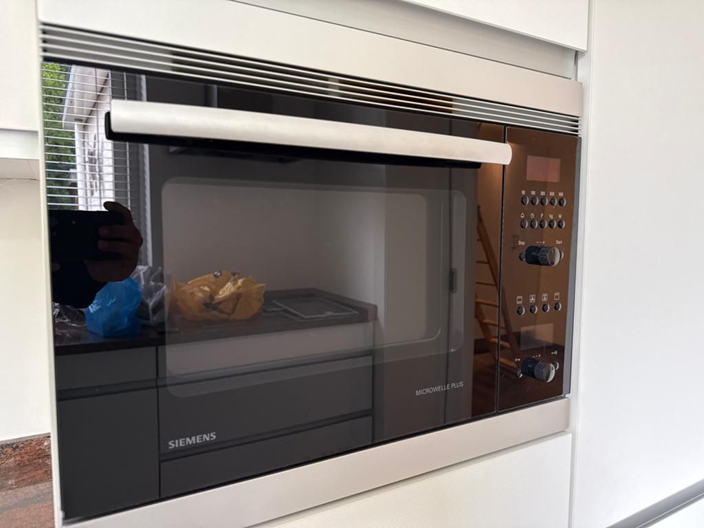 Siemens Oven/Magnetron 2-in-1 - Werkt nog top!, Ophalen, Combimagnetron, Gebruikt, 60 cm of meer
