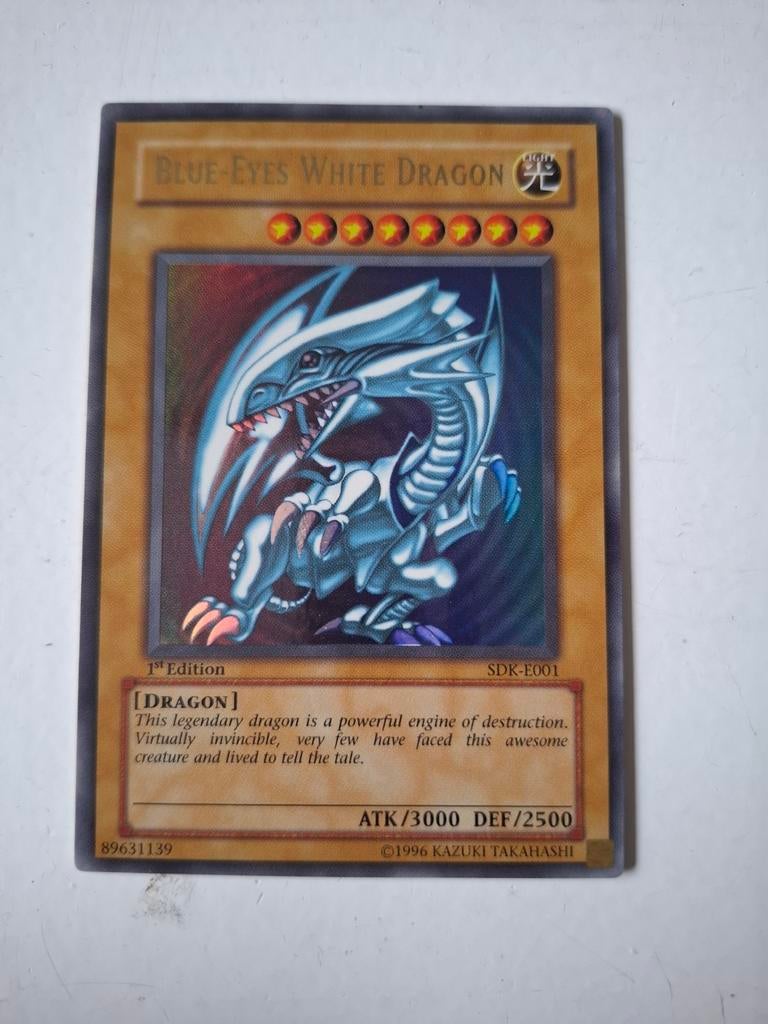 Yu-gi-oh Blue-eyes White Dragon 1996 1e edition, Ophalen of Verzenden