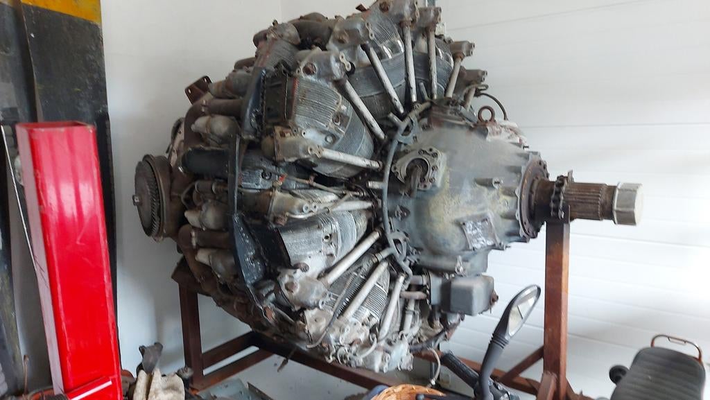 Wright Cyclone 3350 Vliegtuig Radiaalmotor, Verzamelen, Luchtvaart en Vliegtuigspotten, Ophalen of Verzenden, Gebruikt, Overige typen