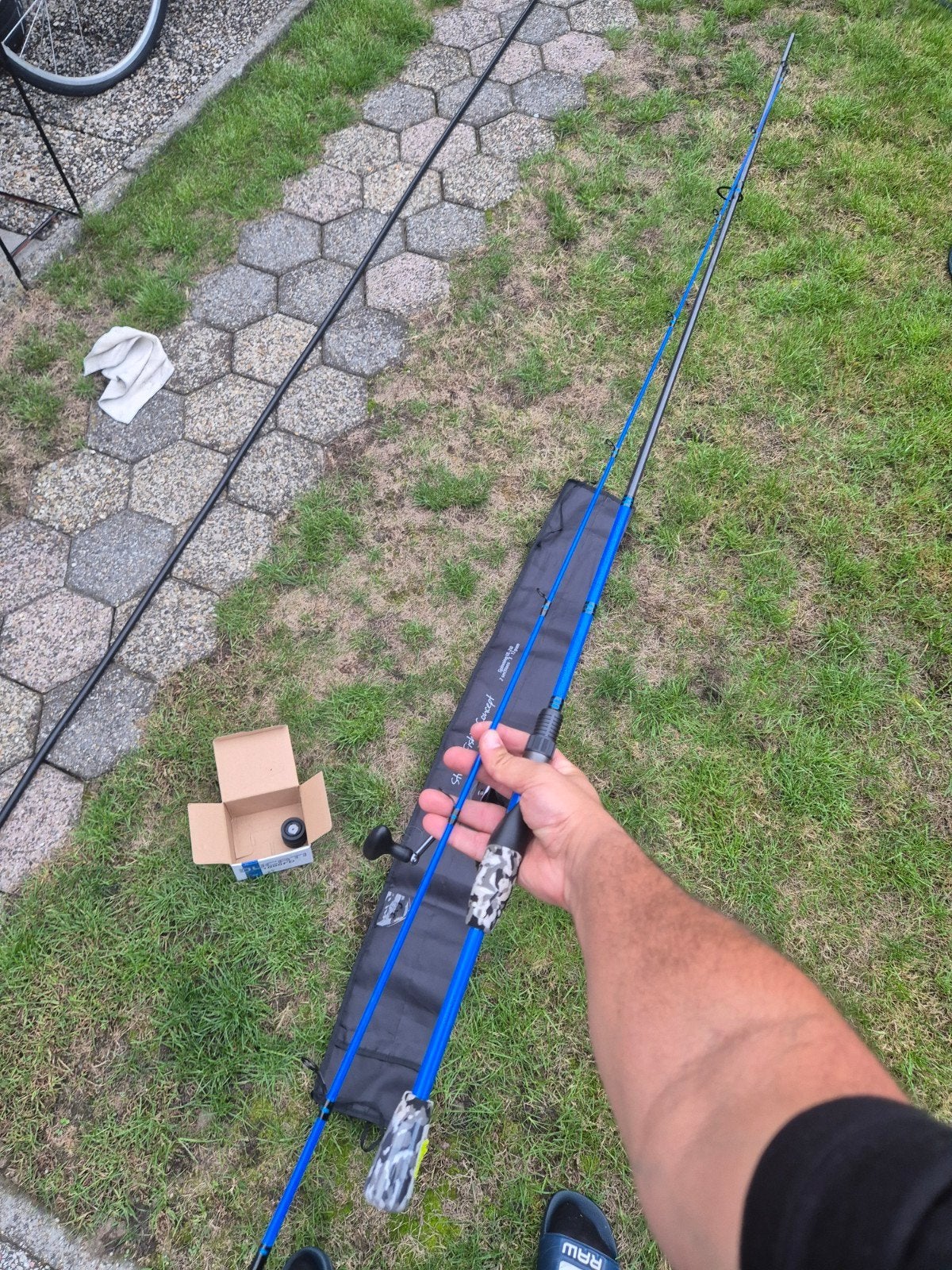 Albatros Street Fishing Concept werphengel met molen, Watersport en Boten, Ophalen of Verzenden, Zo goed als nieuw, Werphengel