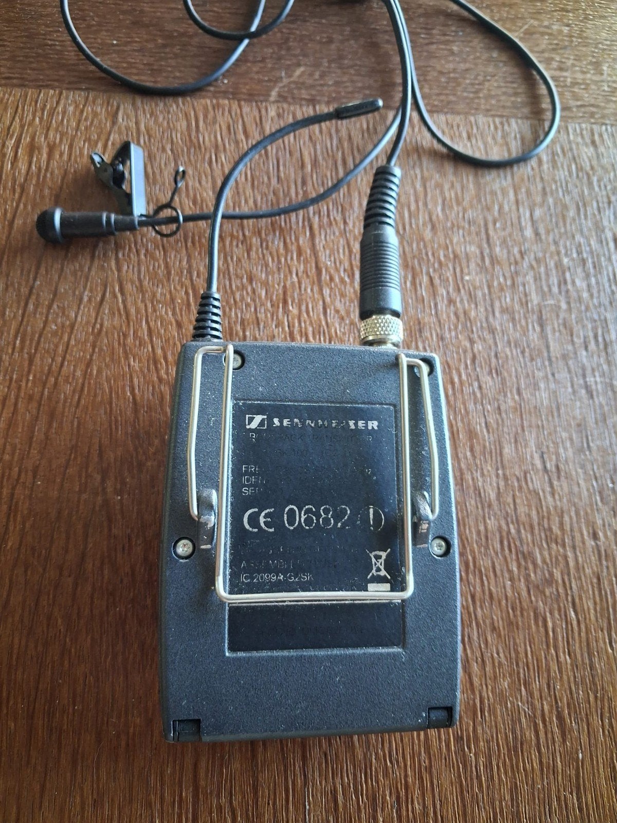 Sennheiser EW 100 G2 Draadloze Reversmicrofoon Set, Ophalen of Verzenden, Gebruikt, Overige typen, Draadloos
