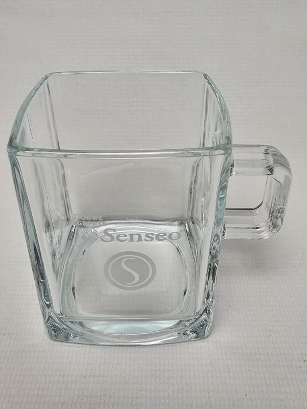 # Senseo Vierkant glas Douwe Egberts Kommetje, Gebruikt, Ophalen of Verzenden, Glas, Overige stijlen
