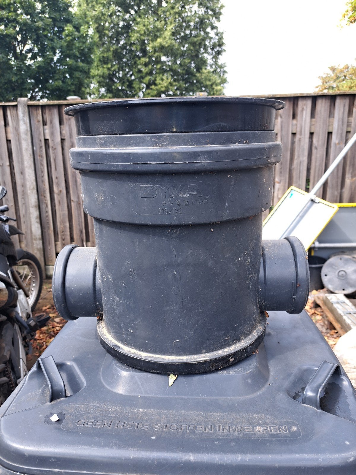Nieuwe PVC afvoerput 315/125 mm, Ophalen, Afvoer, Pvc, Nieuw