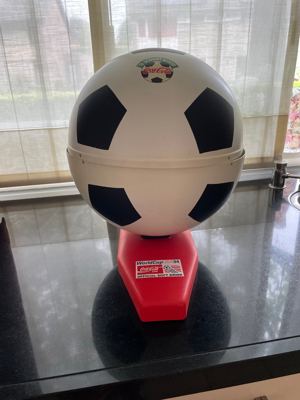 Coca-Cola Voetbal Koeler - World Cup USA 94, Ophalen, Zo goed als nieuw, Kunststof, Overige thema's