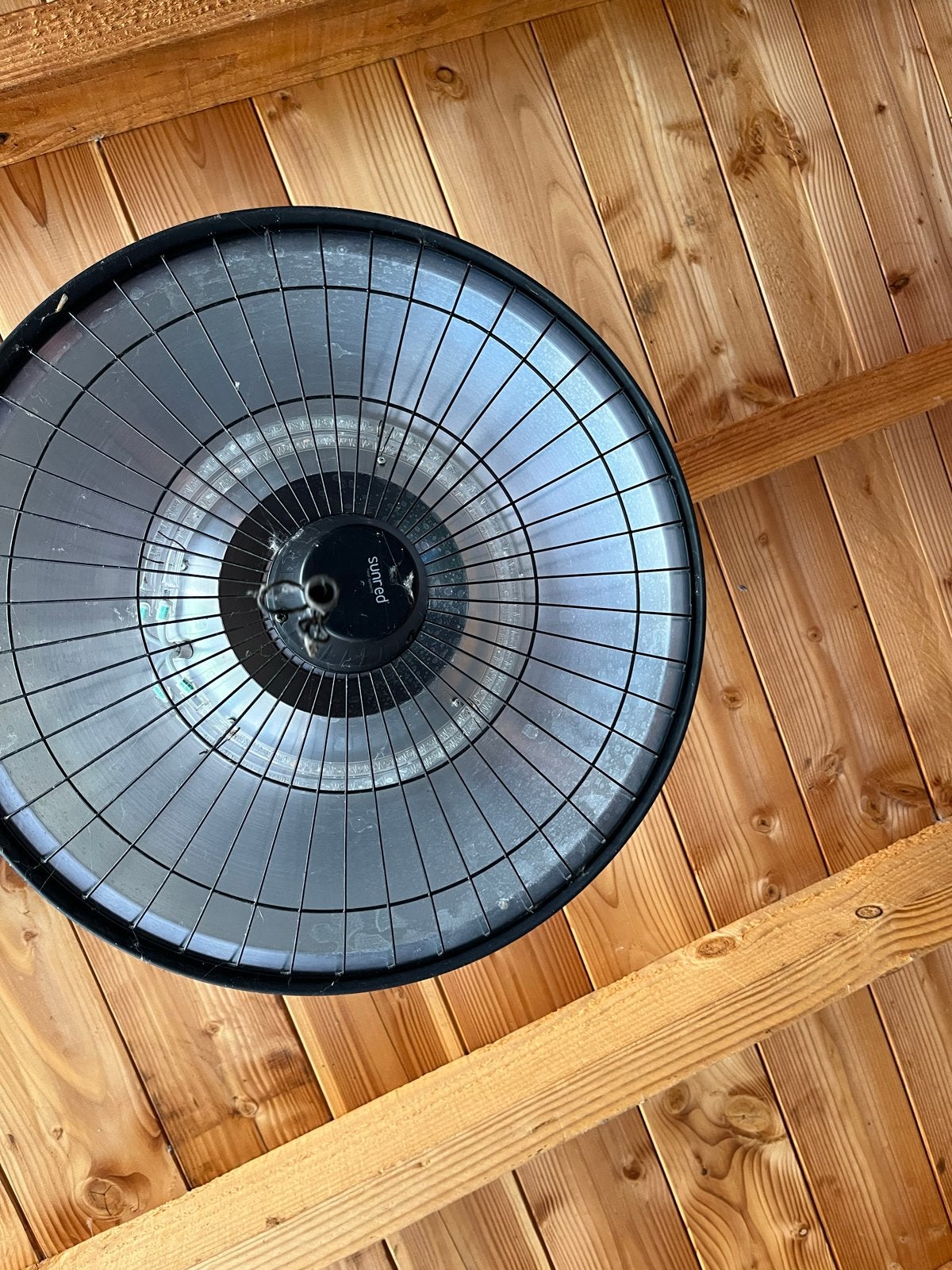 Sunred Hangende Terrasheater - Elektrisch, Plafond, Gebruikt, Waterbestendig, Ophalen