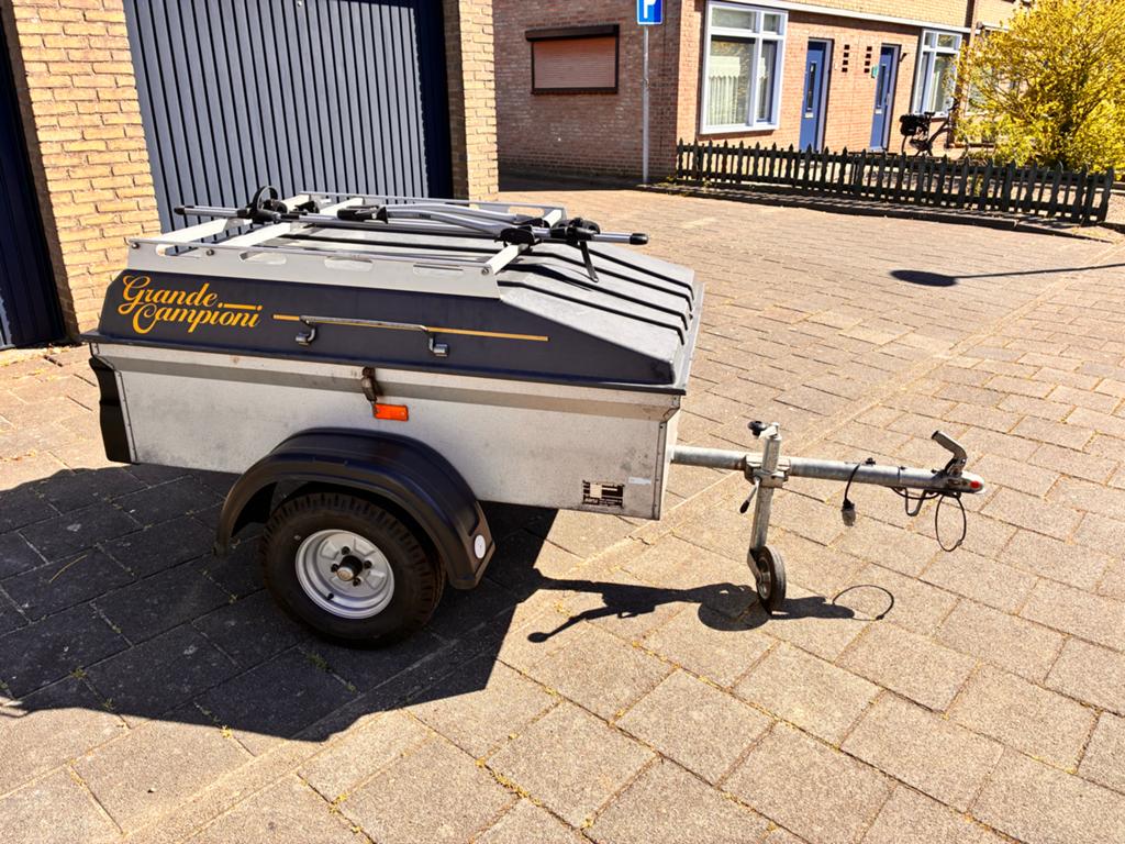 Bagage aanhanger, Saris Grande Campioni met fietsendrager, Auto diversen, Ophalen, Zo goed als nieuw